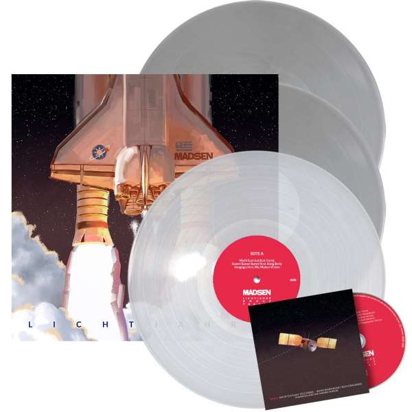 Lichtjahre (Limited Edition) (Clear Grey Marbled Vinyl) - Madsen - LP