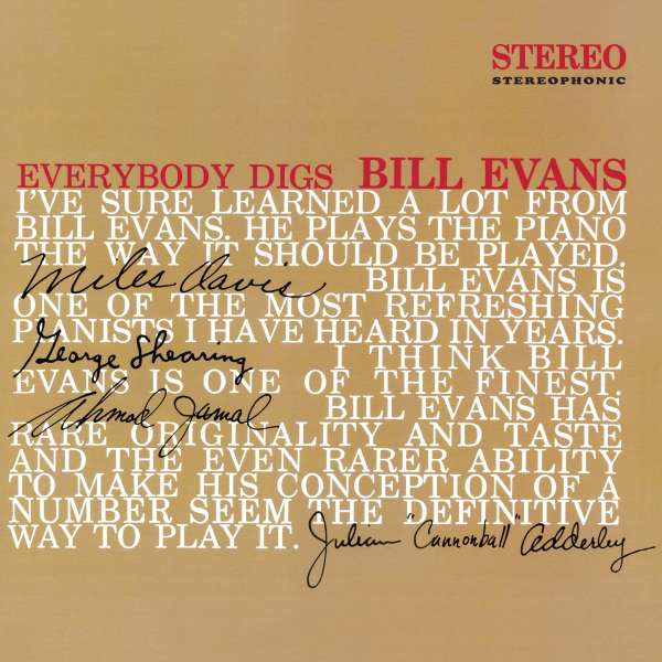 Everybody Digs Bill Evans (180g) (Limited Edition) (Red Vinyl) - Bill Evans (Piano) (1929-1980) - LP