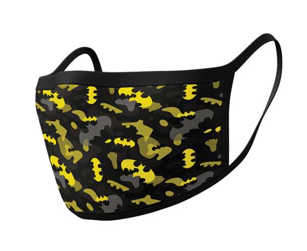Stoffmaske - Batman (Camo Yellow) (2er-Pack) -  - Merchandise