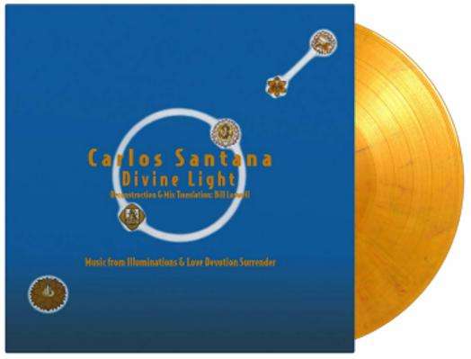 Divine Light: Reconstruction & Mix Translation By Bill Laswell (180g) (Limited Numbered Edition) (Yellow, Red & Black Marbled Vinyl) - Carlos Santana - LP