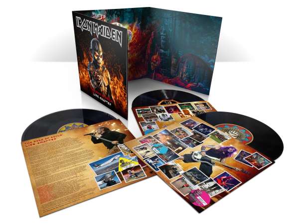 The Book Of Souls: Live Chapter (180g) (Limited-Edition) - Iron Maiden - LP