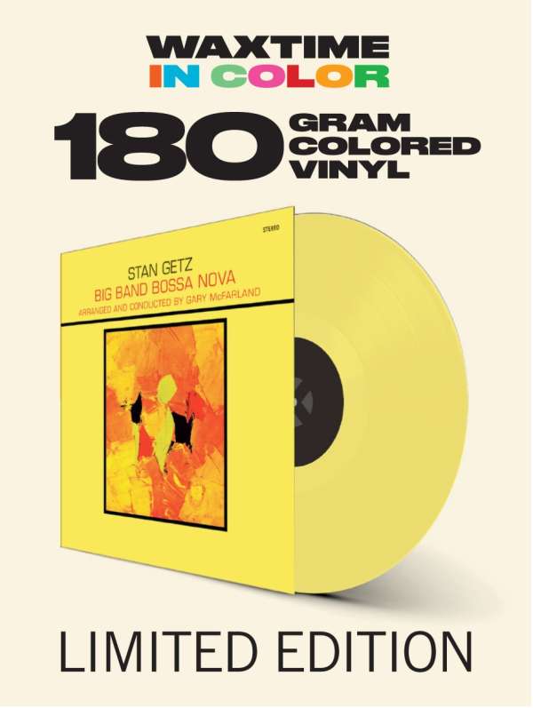 Big Band Bossa Nova (180g) (Limited-Edition) (Yellow Vinyl) (+Bonustrack) - Stan Getz (1927-1991) - LP
