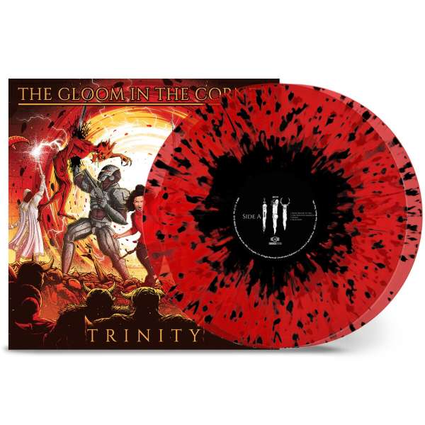 Trinity (Limited Edition) (Transparent Red/Black Splatter Vinyl) - The Gloom In The Corner - LP
