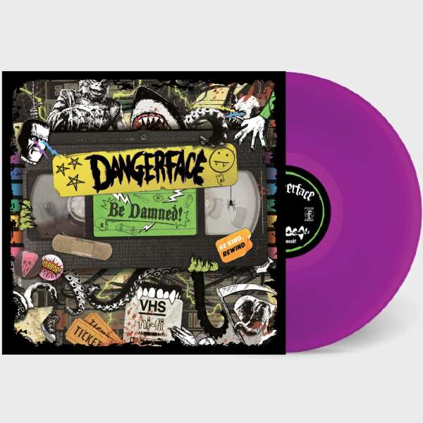 Be Damned! (Neon Purple Vinyl) - Dangerface - LP