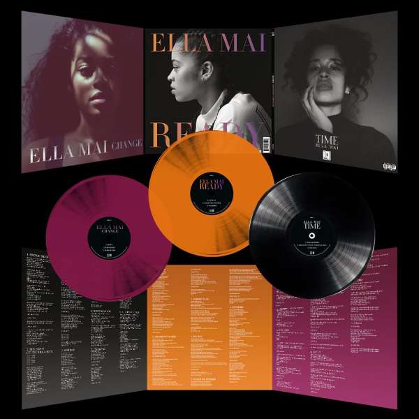 Time Change Ready (Black/Violet/Orange Vinyl) - Ella Mai - Single 12