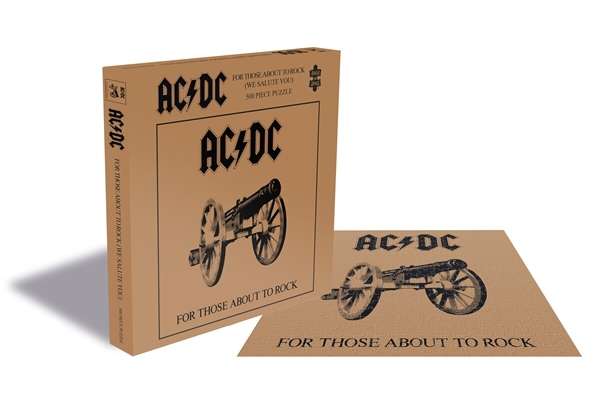 For Those About To Rock (500 Piece Puzzle) - AC/DC - Merchandise