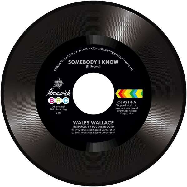 Someday I Know / Let Me Come Back - Wallace,Wales/Jackson,Walter - Single 7
