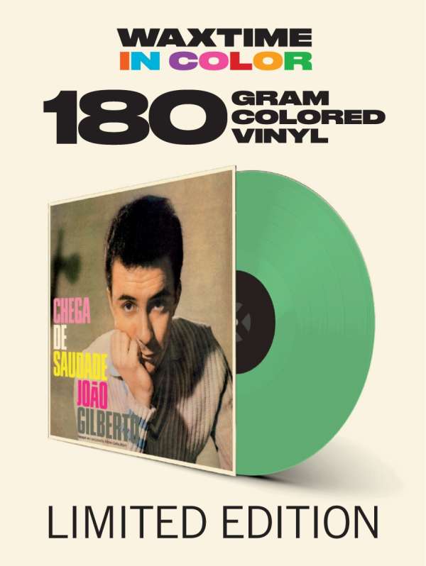 Chega De Saudade (180g) (Limited Edition) (Colored Vinyl) (+ 8 Bonustracks) - João Gilberto (1931-2019) - LP