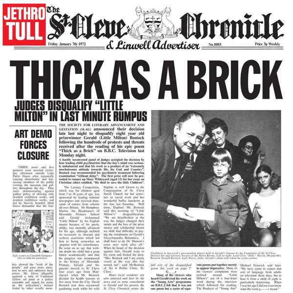 Thick As A Brick (180g) (Limited Edition) (Steven Wilson Stereo Mix) - Jethro Tull - LP