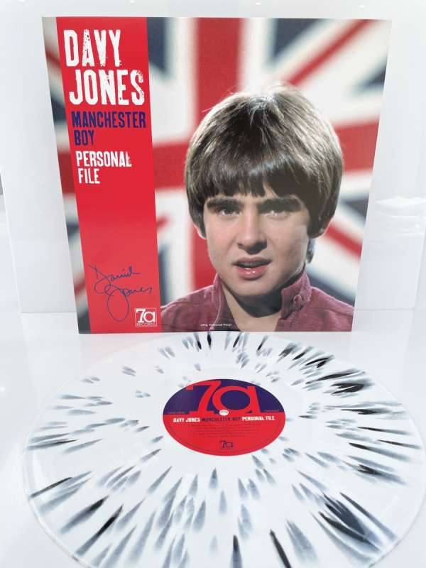 Manchester Boy: Personal File (180g) (black white splatter Vinyl) - Davy Jones (The Monkees) - LP