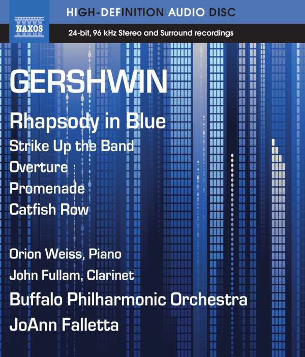 Rhapsody in Blue für Klavier & Orchester (arr.F.Grofé) - George Gershwin (1898-1937) - Blu-ray Audio