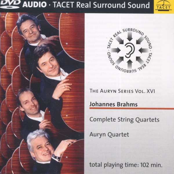 Streichquartette Nr.1-3 - Johannes Brahms (1833-1897) - DVD-Audio