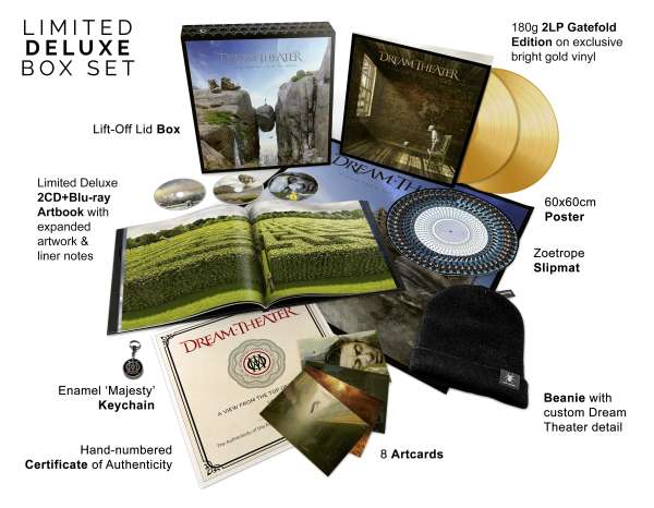 A View From The Top Of The World (180g) (Limited Deluxe Edition Box Set) (Gold Vinyl) - Dream Theater - LP