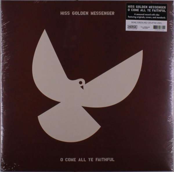 O Come All Ye Faithful (Bone/Green/Red Splatter Vinyl) - Hiss Golden Messenger - LP