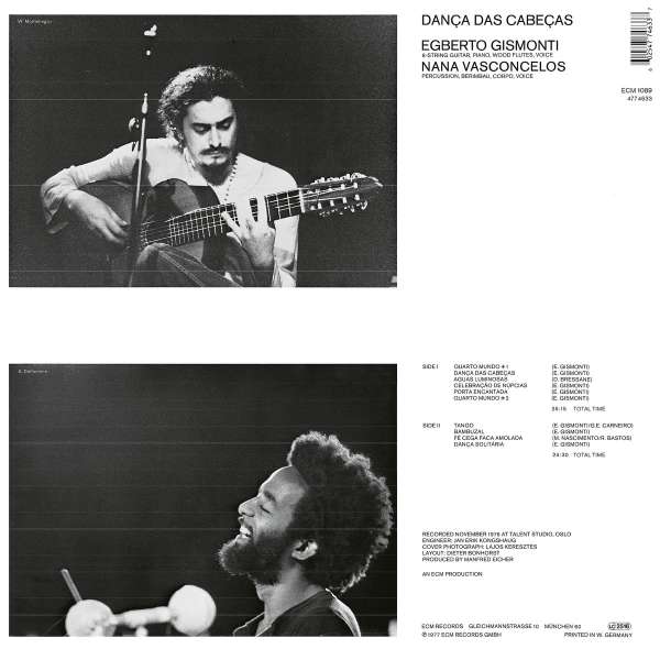Danca Das Cabecas (180g) - Egberto Gismonti - LP
