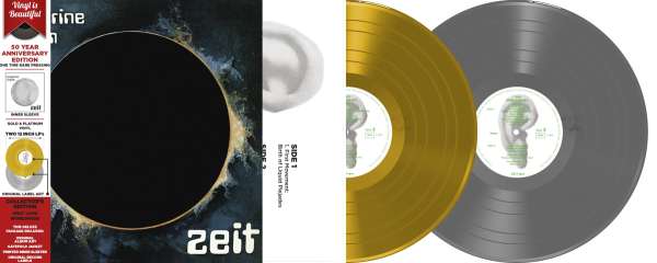 Zeit (Limited 50th Anniversary Edition) (Clear Gold & Silver Vinyl) - Tangerine Dream - LP