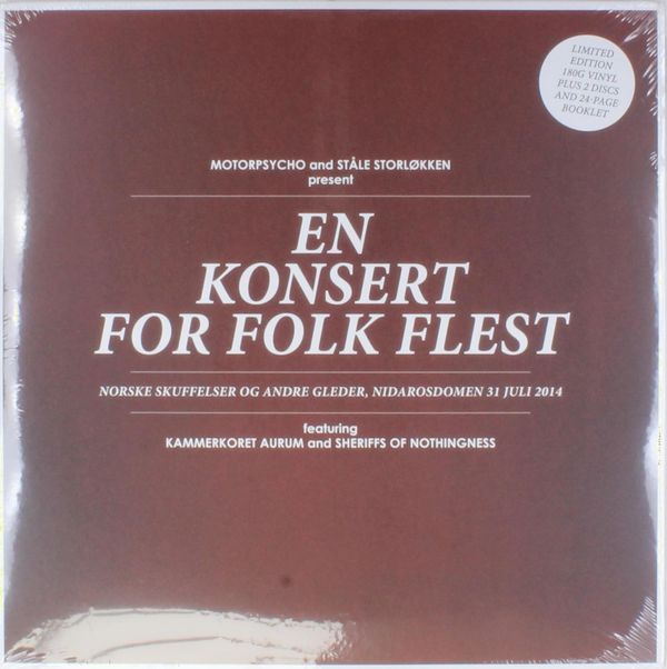 En Konsert For Folk Flest (180g) (Limited Numbered Edition) (2LP + CD + DVD) - Motorpsycho - LP