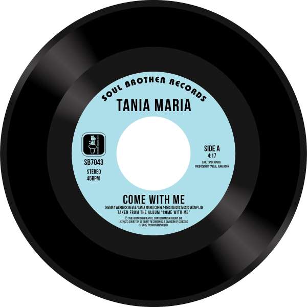 Come With Me/Lost In Amazonia - Tania Maria - Single 7