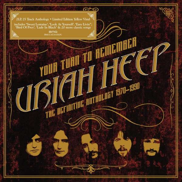 The Definitive Anthology 1970-1990 (Limited Edition) (Yellow Vinyl) - Uriah Heep - LP