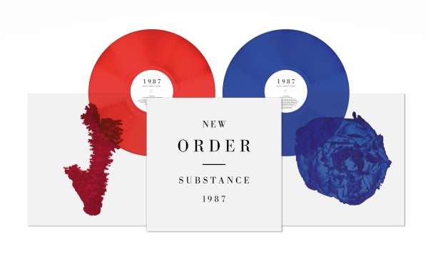 Substance (2023 Reissue) (remastered) (Indie Exclusive Edition) (Blue/Red Vinyl) - New Order - LP