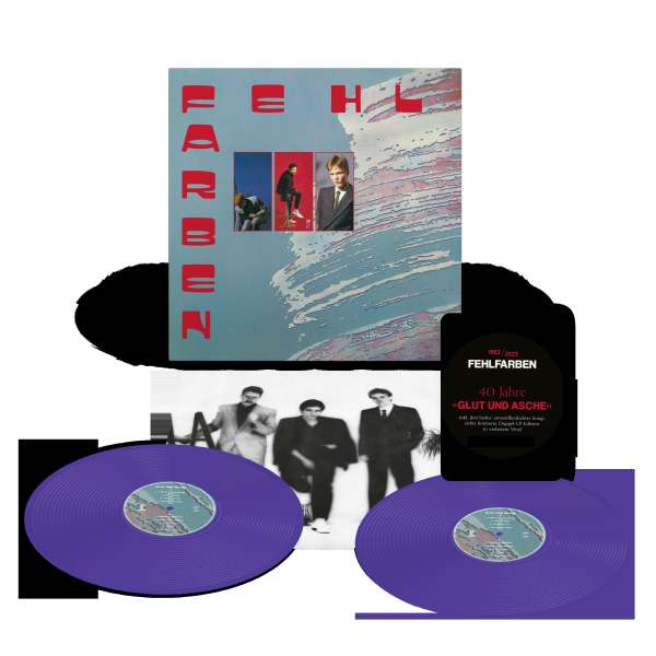 Glut und Asche (40th Anniversary) (Limited Edition) (Violet Vinyl) (nur von Thomas Schwebel signiert) - Fehlfarben - LP