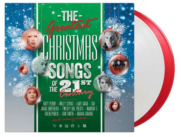 The Greatest Christmas Songs Of The 21st Century (180g) (Limited Edition) (LP1: White Vinyl/LP2: Red Vinyl) - Various Artists - LP