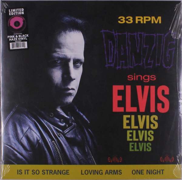 Sings Elvis (Limited Edition) (Pink & Black Haze Vinyl) - Danzig - LP