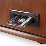 Auna „Belle Epoque 1908“ Retro-Stereoanlage Musiktruhe Musikanlage mit Plattenspieler (MP3-fähiger USB-Slot, CD-Spieler, Kassettendeck & Radio) braun - 4