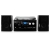 Auna Stereoanlage Kompakt Hifi Anlage mit Plattenspieler (Doppel-CD-Player mit Aufnahmefunktion, UKW-Radio, AUX, Kassette) schwarz - 4