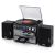 Auna TC-386WE  Stereoanlage (MP3/Kassette/CD Plattenspieler, USB) schwarz - 6