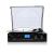 Auna TT-186E Plattenspieler moderne Stereoanlage mit und USB-MP3-Aufnahmefunktion (UKW-Radio, integr. Lautsprecher) schwarz - 2
