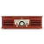 Auna TT-92B Retro Design Plattenspieler Holz Schallplattenspieler zum digitalisieren (USB-SD-Slot, AUX-IN, UKW-Radio, Holzfurnier) kirsche - 3