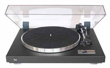 Dual CS 460 Design Schallplattenspieler Automatik Plattenspieler aus Holz (Strukturlack, Riemenantrieb, Magnet-Tonabnehmer, Sandwich-Plattenteller) schwarz - 1