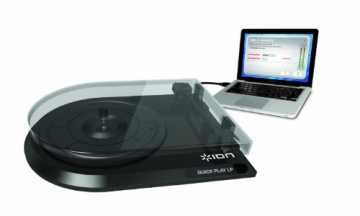 Ion Audio Quickplay | Vinyl Plattenspieler / Turntable und USB Digital Encoder mit Cinch-Ausgang - inkl. Converter Software (MAC/PC) - 2
