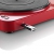 Lenco L-85 Plattenspieler mit USB Direct Encoding/Vorverstärker (USB-Eingang, MMC, Track Splitting, Riemenantrieb, halbautomatisch, abnehmbare Staubschutzhaube) rot - 4