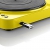 Lenco L-85 Plattenspieler mit USB Direct Encoding/Vorverstärker (USB-Eingang, MMC, Track Splitting, Riemenantrieb, halbautomatisch, abnehmbare Staubschutzhaube) gelb - 4