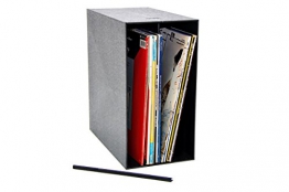 LP Schallplatten Regal Kunststoff Box musictools, für 50 Vinyl Platten, zum Stapeln oder Aufhängen - 1