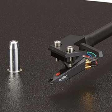 Pro-Ject Elemental Phono USB Manueller Plattenspieler mit Phonovorstufe & USB Ausgang silber/schwarz - 