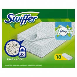 Swiffer Trocken Wischtücher mit Febrezeduft, 2er Pack (2 x 18 Stück) - 1