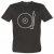 Fun T-Shirt mit lustigem Motiv Schallplatte und Nadel schwarz L - 1