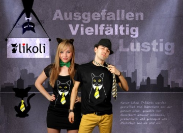 Schalplatten-Nostalgie - Herren T-Shirt von Kater Likoli, Gr. L, Deep Black - 7
