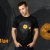 Schalplatten-Nostalgie - Herren T-Shirt von Kater Likoli, Gr. L, Deep Black - 4