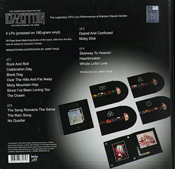 Led Zeppelin – The Song Remains The Same (180g) (4LP Box-Set) - 