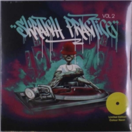 Scratch Practice Vol 2 (Limited Edition) (Neon Yellow Vinyl) - DJ T-Kut - LP - Front