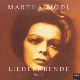 Martha Mödl - Liederabend Vol.2 - Robert Schumann (1810-1856) - CD - Front