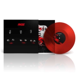 Angst (Limited Edition) (Transparent Red Vinyl) - Rammstein - Single 7" - Front