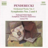 Symphonien Nr.2 & 4 - Krzysztof Penderecki (1933-2020) - CD - Front