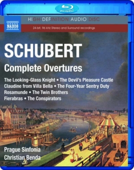 Sämtliche Ouvertüren - Franz Schubert (1797-1828) - Blu-ray Audio - Front