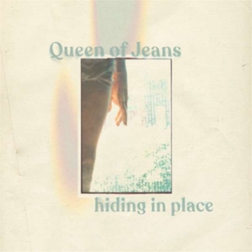 Hiding In Place (Peach Vinyl) - Queen Of Jeans - LP - Front