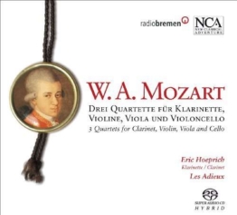 Klarinettenquartette op.79 Nr.1-3 - Wolfgang Amadeus Mozart (1756-1791) - Super Audio CD - Front